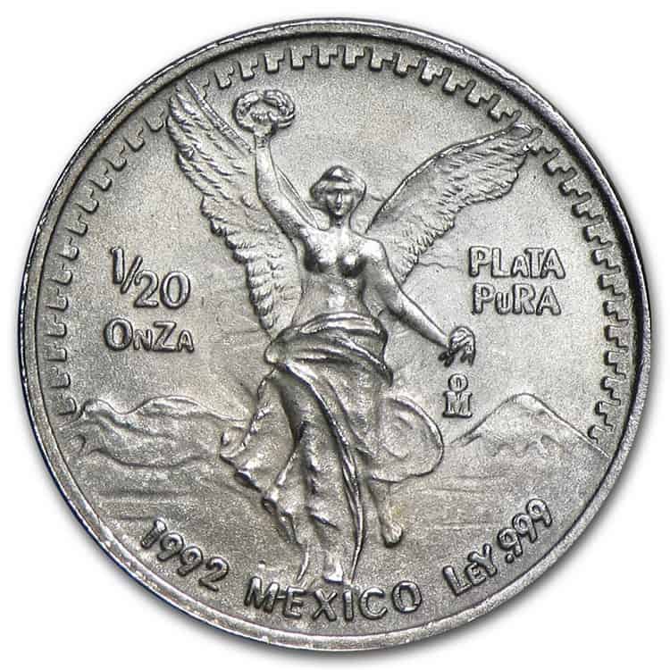 mexican silver libertad coin 1992