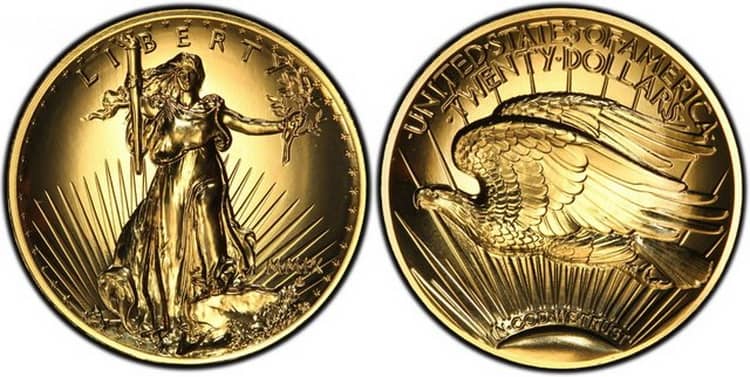 Особенности самой дорогой золотой монеты 20 долларов