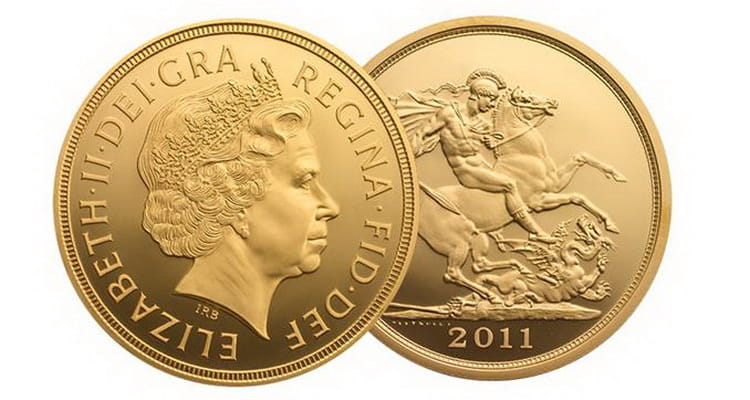 Золотая монета европейского союза 2011 года