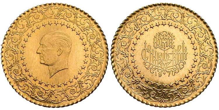Золотые монеты Турции