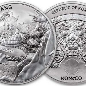 Серебряные монеты Южной Кореи